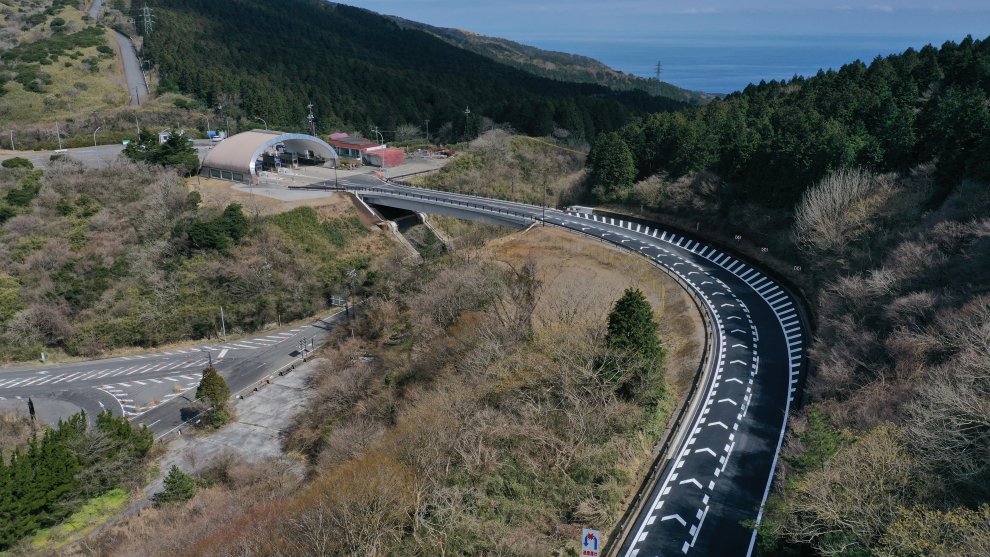 平成31年度伊豆スカイライン橋梁架替工事（十国橋）に伴う道路改良工事